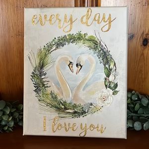 Swan Love Decor